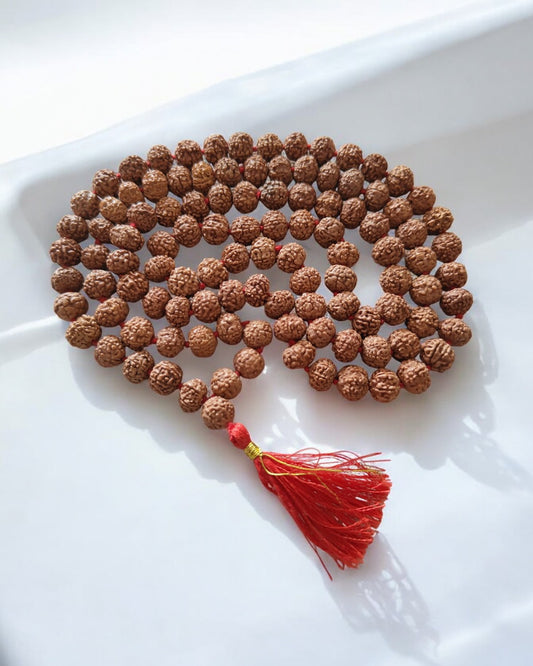 Natural 7 Mukhi Rudraksha Mala